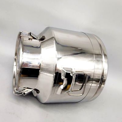 15Lミニ容量はバケツ304のステンレス鋼1.0mmの厚さのミルクの缶を密封した