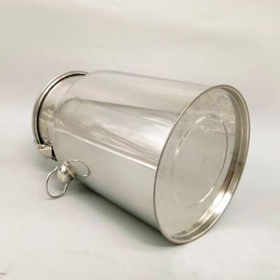 極度の厚い0.8mmのステンレス鋼のミルクの缶小さい8Lは貯蔵を密封した