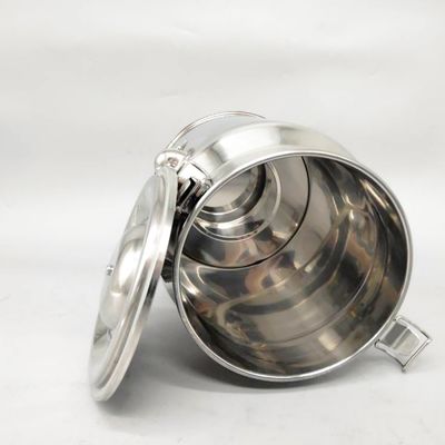 極度の厚い0.8mmのステンレス鋼のミルクの缶小さい8Lは貯蔵を密封した