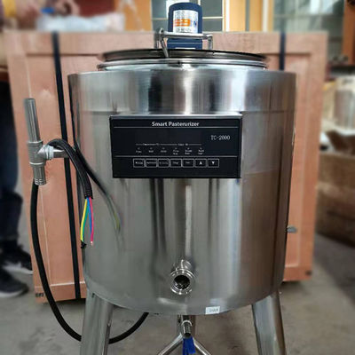 電気暖房300Lの小さいミルクの低温殺菌器1.5mmの厚さ