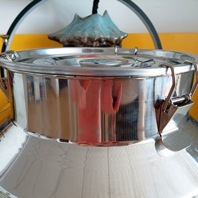 厚くされた20Lはステンレス鋼のミルクの缶の食品等級SUS304のミルクの貯蔵を密封した