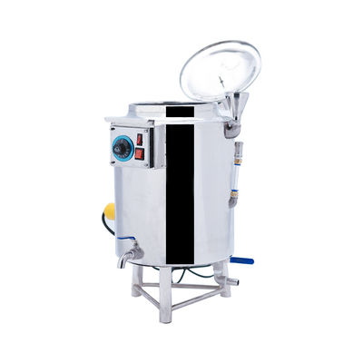 ステンレス鋼16kw 500リットルのミルクの低温殺菌器の電気暖房