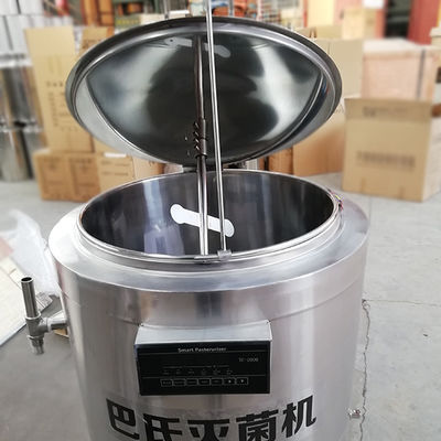 小さいバッチ ステンレス鋼の低温殺菌器のミルクの低温殺菌機械5-500L