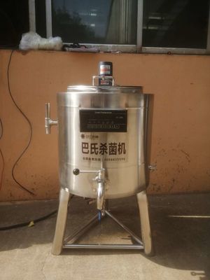 電気6kw 50リットルのミルクの低温殺菌器の食品等級のステンレス鋼