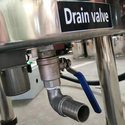 500Lは機械先端技術のステンレス鋼の低温殺菌器錆つかない