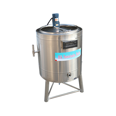 Htst 500lのバッチ100リットル50lの小さい家のミルクの低温殺菌器のステンレス鋼