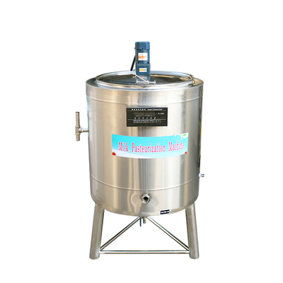Htst 500lのバッチ100リットル50lの小さい家のミルクの低温殺菌器のステンレス鋼