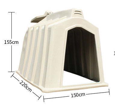 家畜のための小さい錆の証拠の幅333cmのグループの子牛の箱